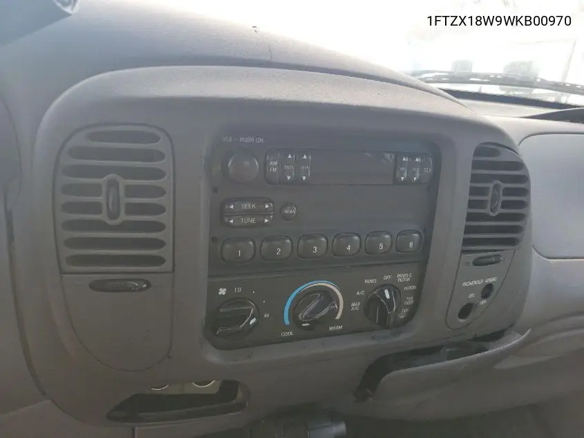 1998 Ford F150 VIN: 1FTZX18W9WKB00970 Lot: 42262603
