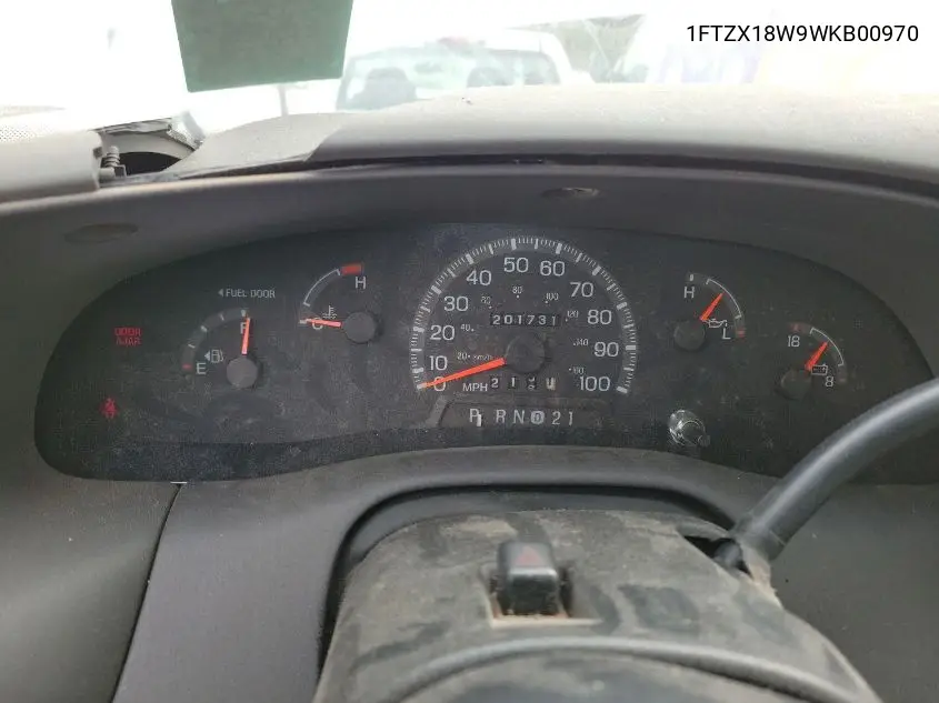 1998 Ford F150 VIN: 1FTZX18W9WKB00970 Lot: 42262603