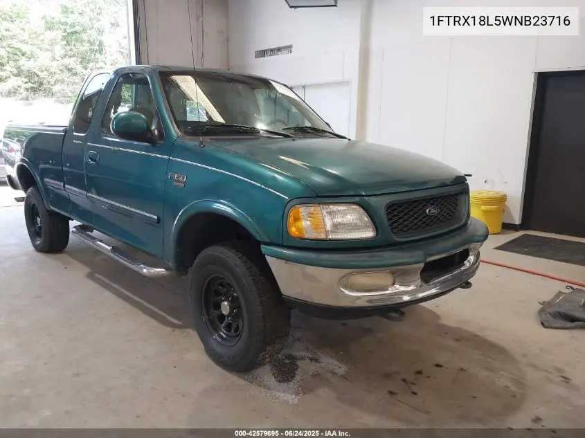 1998 Ford F-150 Lariat/Standard/Xl/Xlt VIN: 1FTRX18L5WNB23716 Lot: 42579695