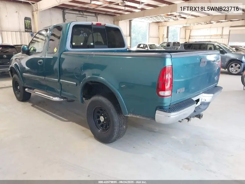 1998 Ford F-150 Lariat/Standard/Xl/Xlt VIN: 1FTRX18L5WNB23716 Lot: 42579695