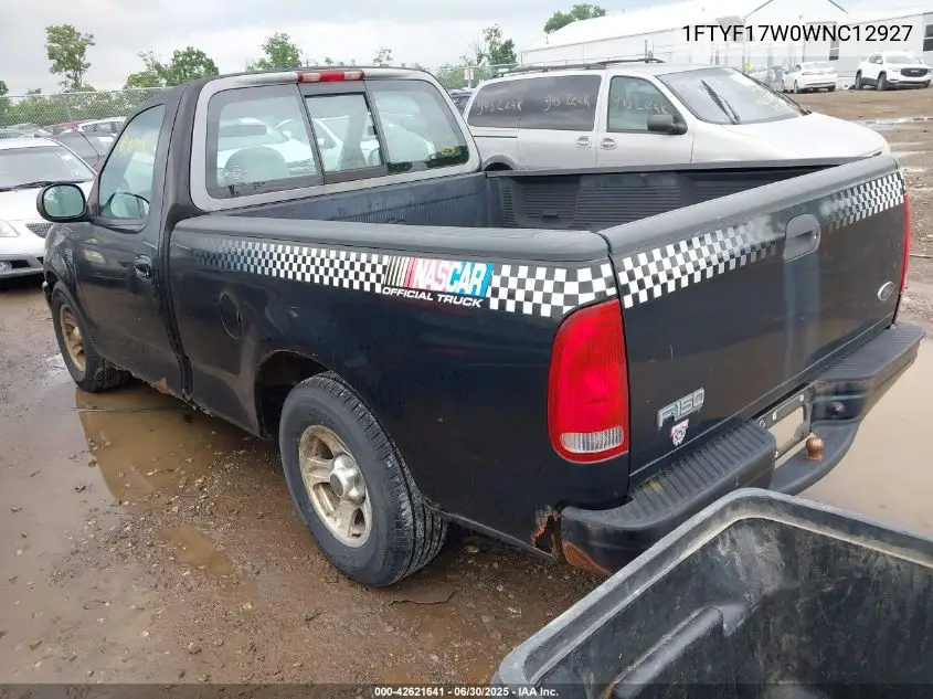 1998 Ford F150 VIN: 1FTYF17W0WNC12927 Lot: 42621641