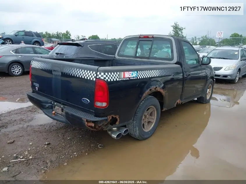 1998 Ford F150 VIN: 1FTYF17W0WNC12927 Lot: 42621641