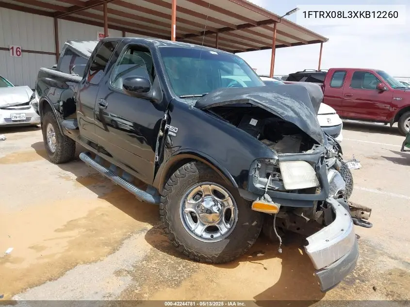 1999 Ford F-150 Lariat/Xl/Xlt VIN: 1FTRX08L3XKB12260 Lot: 42244781