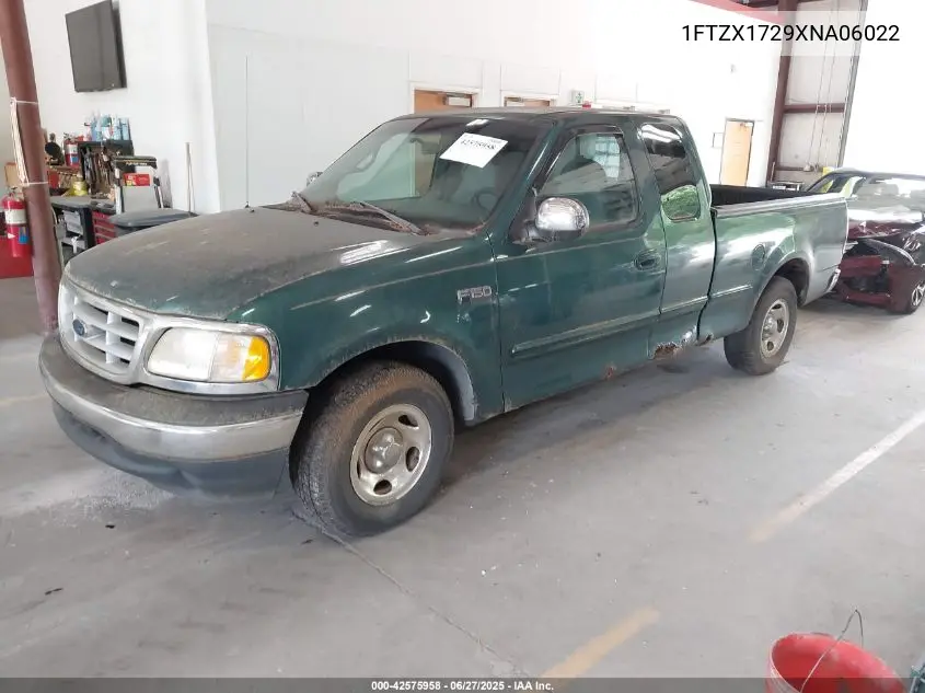 1999 Ford F-150 Work Series/Xl/Xlt VIN: 1FTZX1729XNA06022 Lot: 42575958