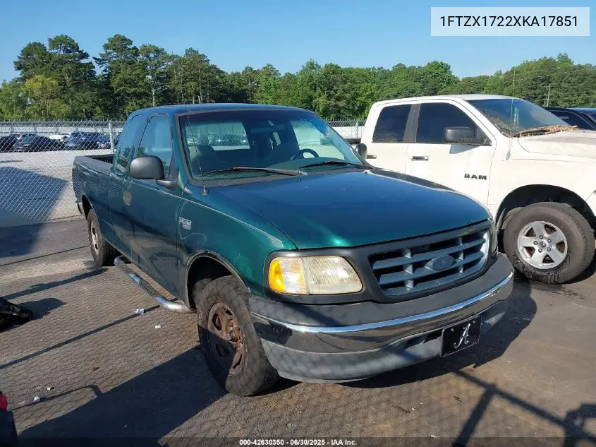 1999 Ford F-150 Work Series/Xl/Xlt VIN: 1FTZX1722XKA17851 Lot: 42630350