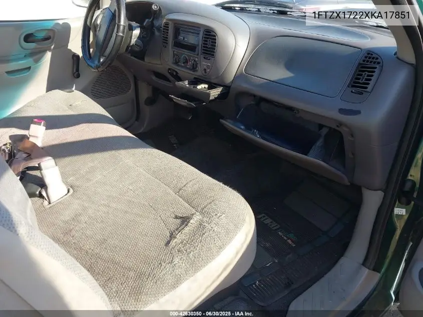 1999 Ford F-150 Work Series/Xl/Xlt VIN: 1FTZX1722XKA17851 Lot: 42630350