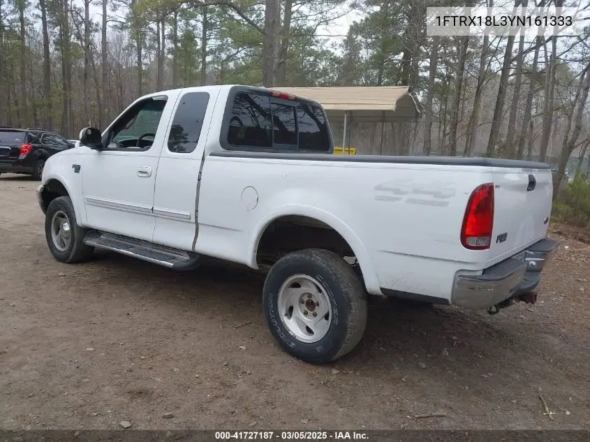 2000 Ford F-150 VIN: 1FTRX18L3YNA61333 Lot: 41727187