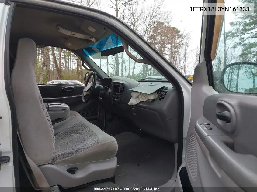 2000 Ford F-150 VIN: 1FTRX18L3YNA61333 Lot: 41727187