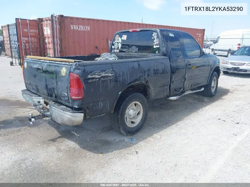 2000 Ford F-150 Lariat/Work Series/Xl/Xlt VIN: 1FTRX18L2YKA53290 Lot: 42572957