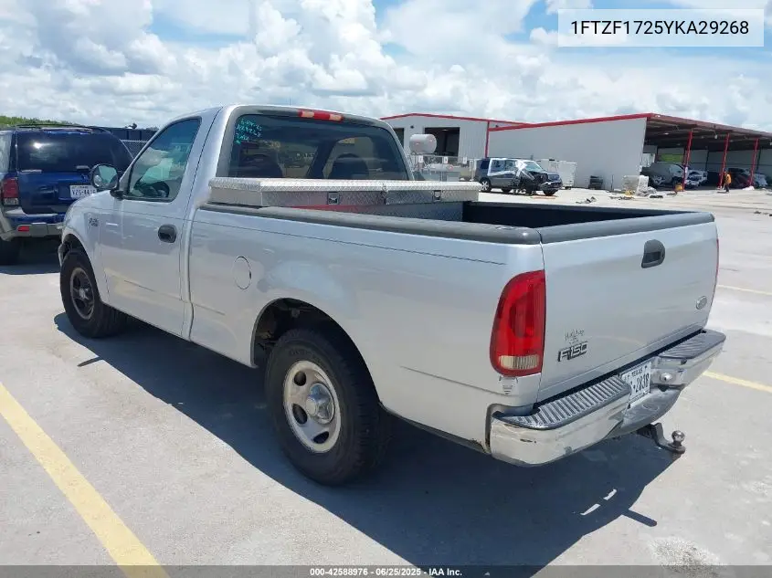 2000 Ford F-150 Work Series/Xl/Xlt VIN: 1FTZF1725YKA29268 Lot: 42588976