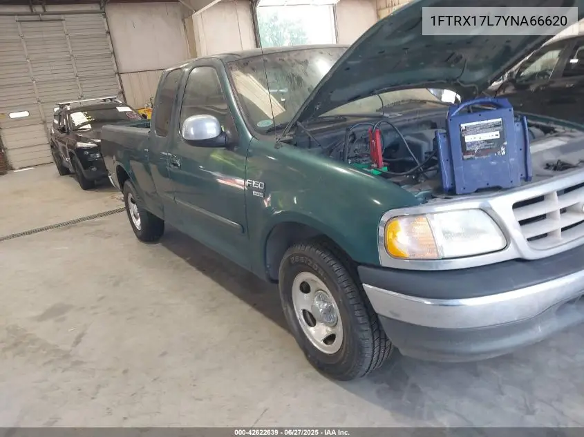 2000 Ford F-150 Lariat/Work Series/Xl/Xlt VIN: 1FTRX17L7YNA66620 Lot: 42622639