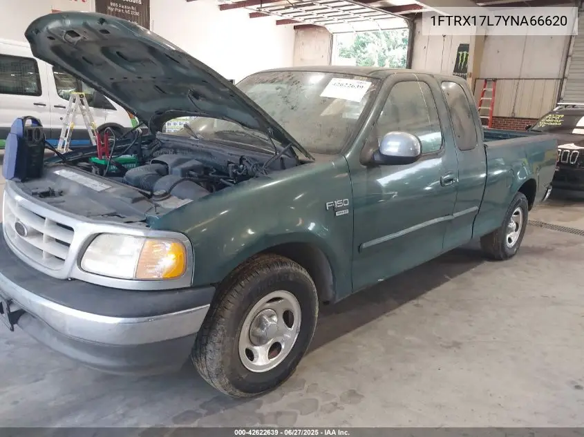 2000 Ford F-150 Lariat/Work Series/Xl/Xlt VIN: 1FTRX17L7YNA66620 Lot: 42622639