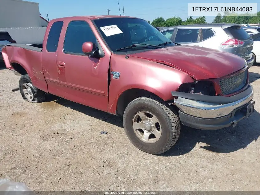 2001 Ford F-150 Lariat/Xl/Xlt VIN: 1FTRX17L61NB44083 Lot: 42227789