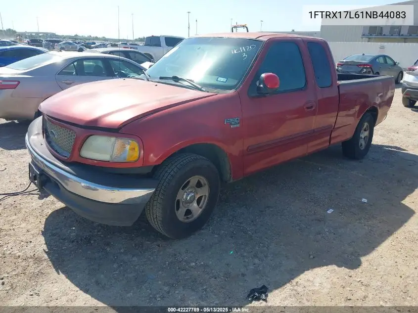 2001 Ford F-150 Lariat/Xl/Xlt VIN: 1FTRX17L61NB44083 Lot: 42227789