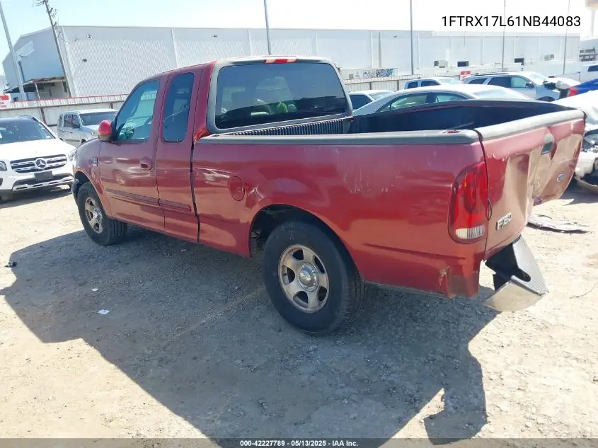 2001 Ford F-150 Lariat/Xl/Xlt VIN: 1FTRX17L61NB44083 Lot: 42227789
