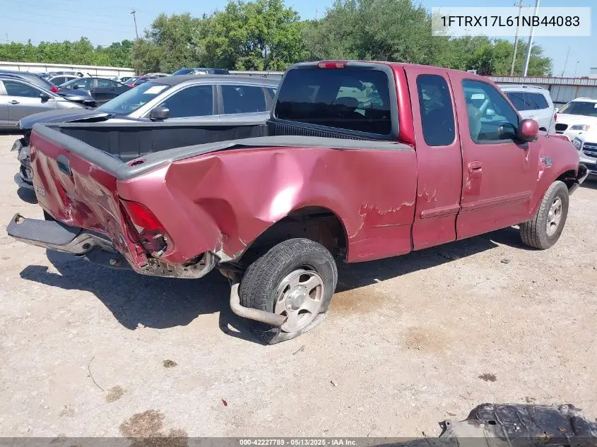2001 Ford F-150 Lariat/Xl/Xlt VIN: 1FTRX17L61NB44083 Lot: 42227789