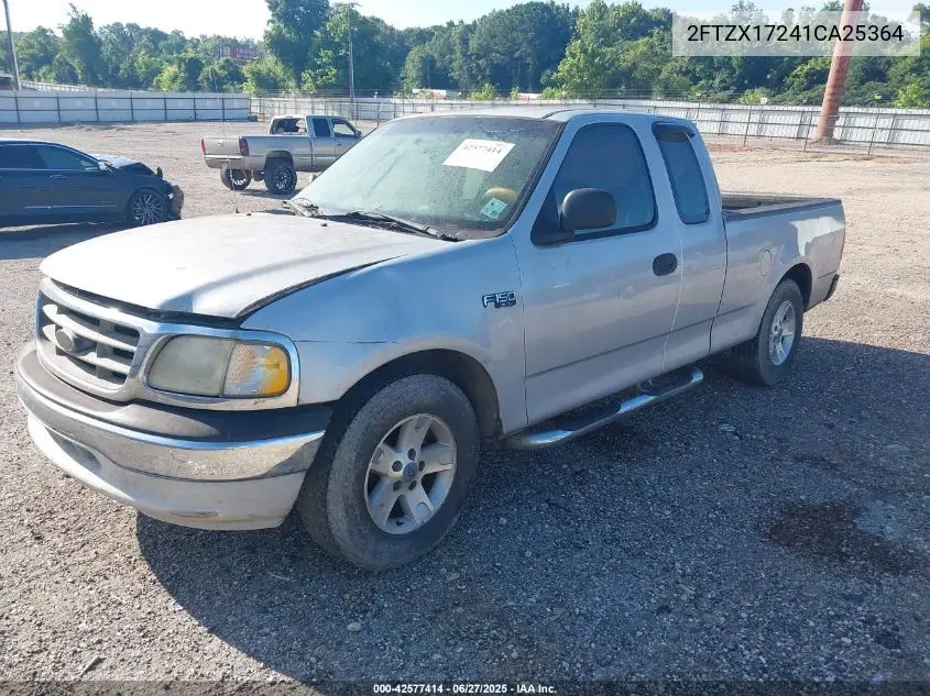 2001 Ford F-150 Xl/Xlt VIN: 2FTZX17241CA25364 Lot: 42577414