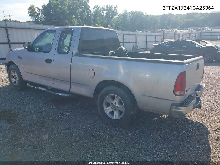 2001 Ford F-150 Xl/Xlt VIN: 2FTZX17241CA25364 Lot: 42577414