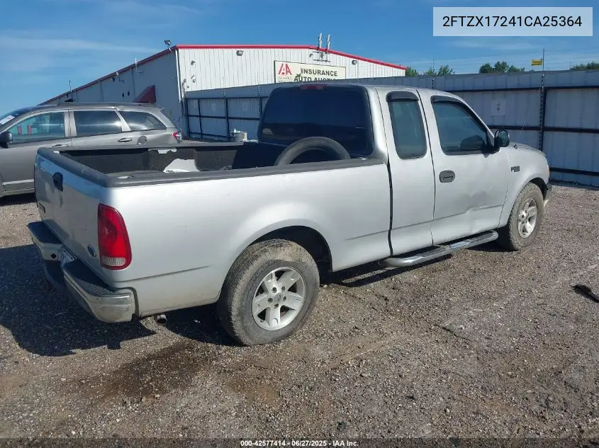 2001 Ford F-150 Xl/Xlt VIN: 2FTZX17241CA25364 Lot: 42577414