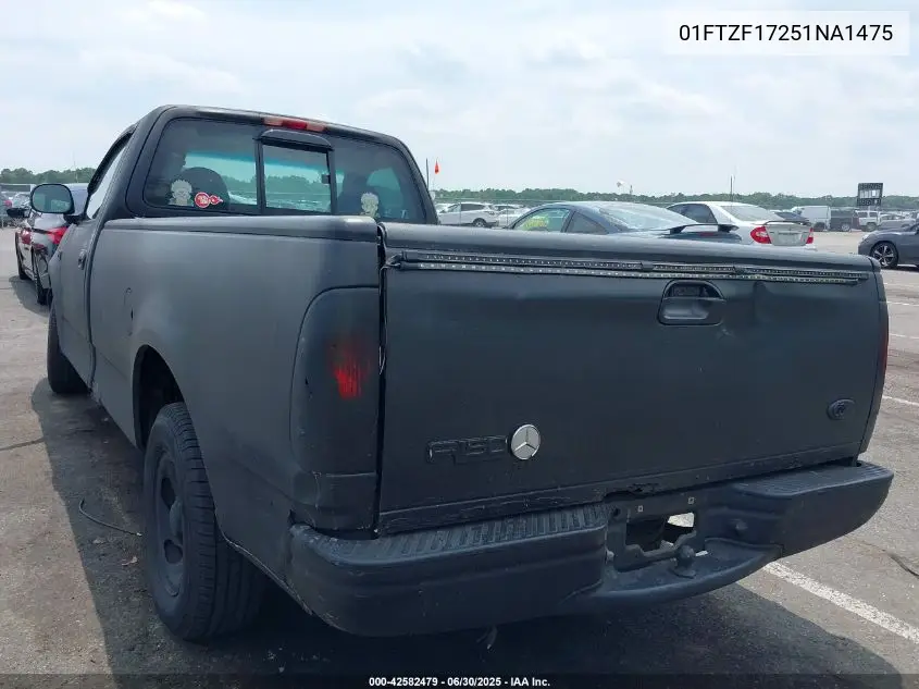 2001 Ford F-150 Xl/Xlt VIN: 01FTZF17251NA1475 Lot: 42582479
