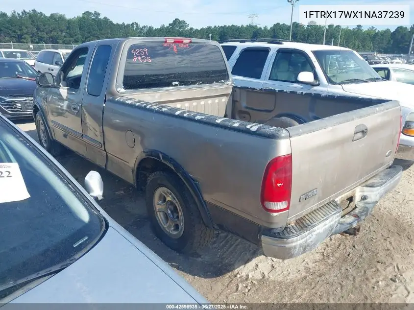 2001 Ford F-150 Lariat/Xl/Xlt VIN: 1FTRX17WX1NA37239 Lot: 42598935