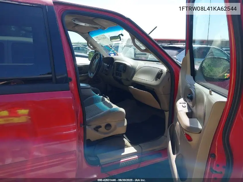 2001 Ford F-150 King Ranch Edition/Lariat/Xlt VIN: 1FTRW08L41KA62544 Lot: 42631446