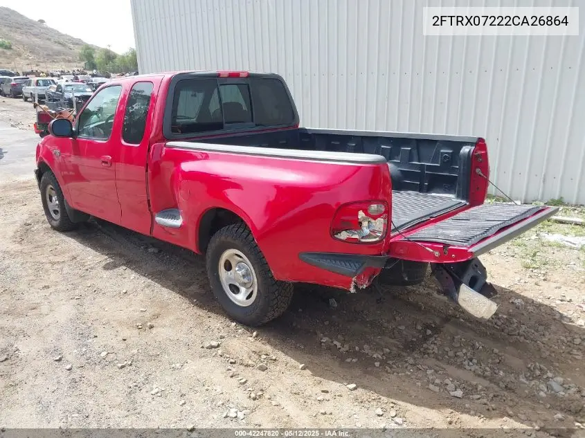 2002 Ford F-150 Xl/Xlt VIN: 2FTRX07222CA26864 Lot: 42247820