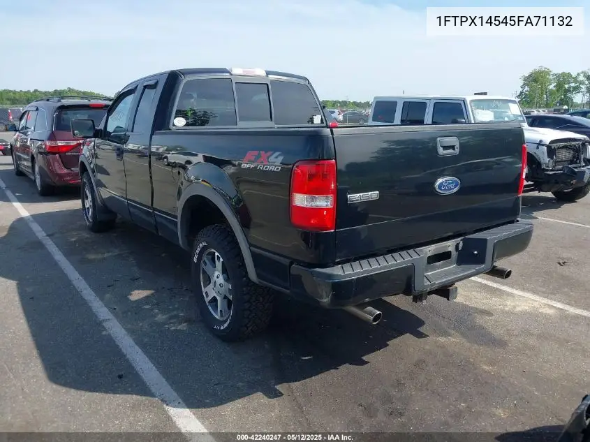 2005 Ford F-150 Fx4/Lariat/Xl/Xlt VIN: 1FTPX14545FA71132 Lot: 42240247