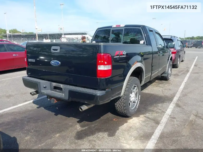 2005 Ford F-150 Fx4/Lariat/Xl/Xlt VIN: 1FTPX14545FA71132 Lot: 42240247