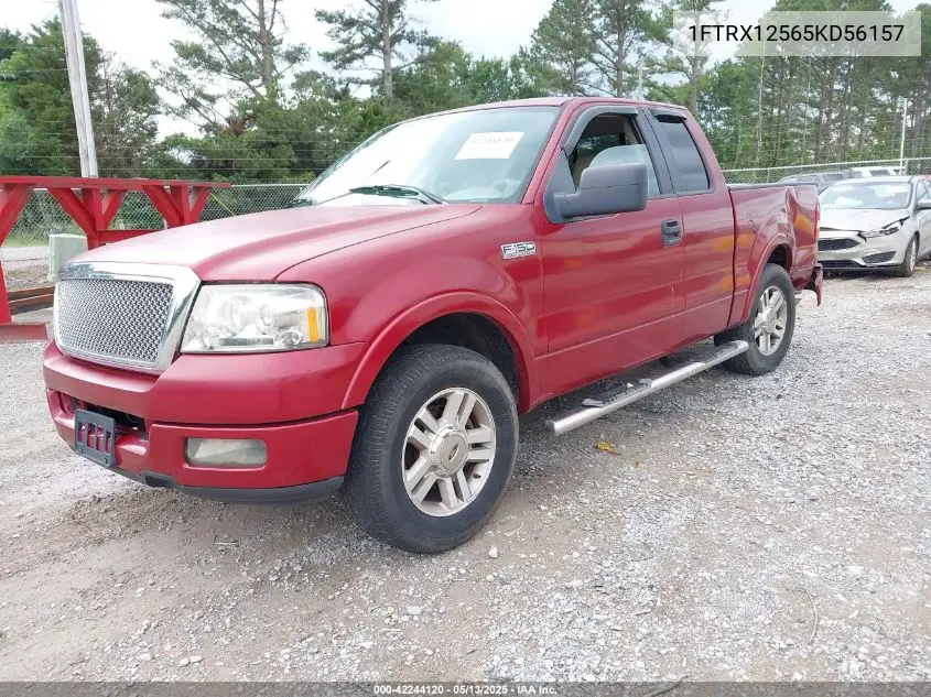 2005 Ford F-150 Lariat/Xl/Xlt VIN: 1FTRX12565KD56157 Lot: 42244120