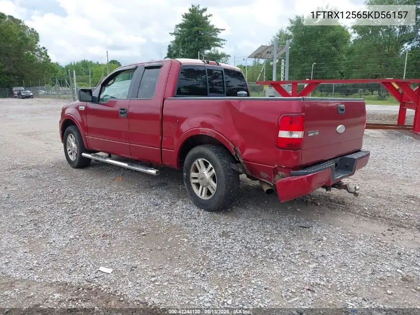2005 Ford F-150 Lariat/Xl/Xlt VIN: 1FTRX12565KD56157 Lot: 42244120