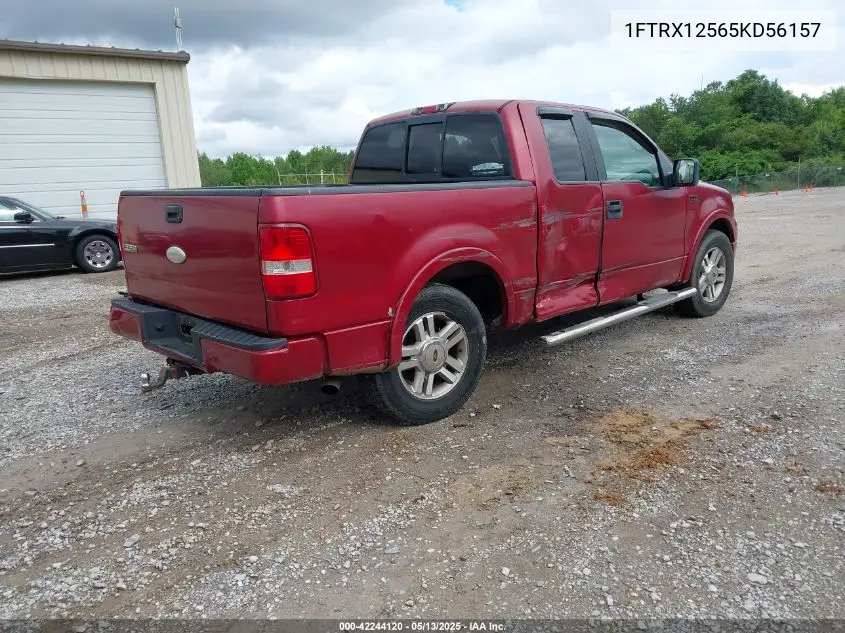 2005 Ford F-150 Lariat/Xl/Xlt VIN: 1FTRX12565KD56157 Lot: 42244120