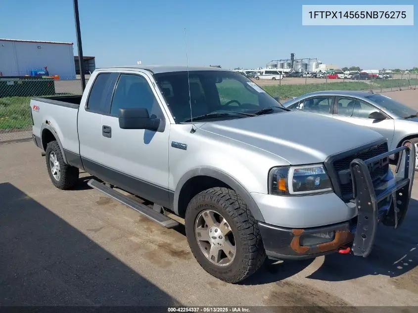 2005 Ford F-150 Fx4/Lariat/Xl/Xlt VIN: 1FTPX14565NB76275 Lot: 42254337