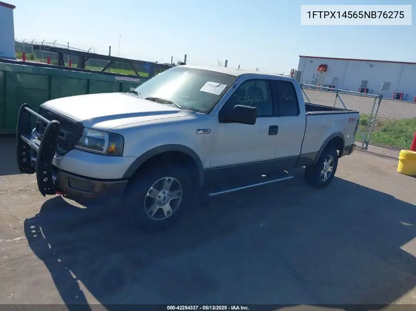 2005 Ford F-150 Fx4/Lariat/Xl/Xlt VIN: 1FTPX14565NB76275 Lot: 42254337