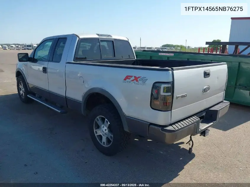2005 Ford F-150 Fx4/Lariat/Xl/Xlt VIN: 1FTPX14565NB76275 Lot: 42254337