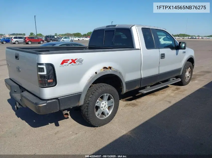 2005 Ford F-150 Fx4/Lariat/Xl/Xlt VIN: 1FTPX14565NB76275 Lot: 42254337