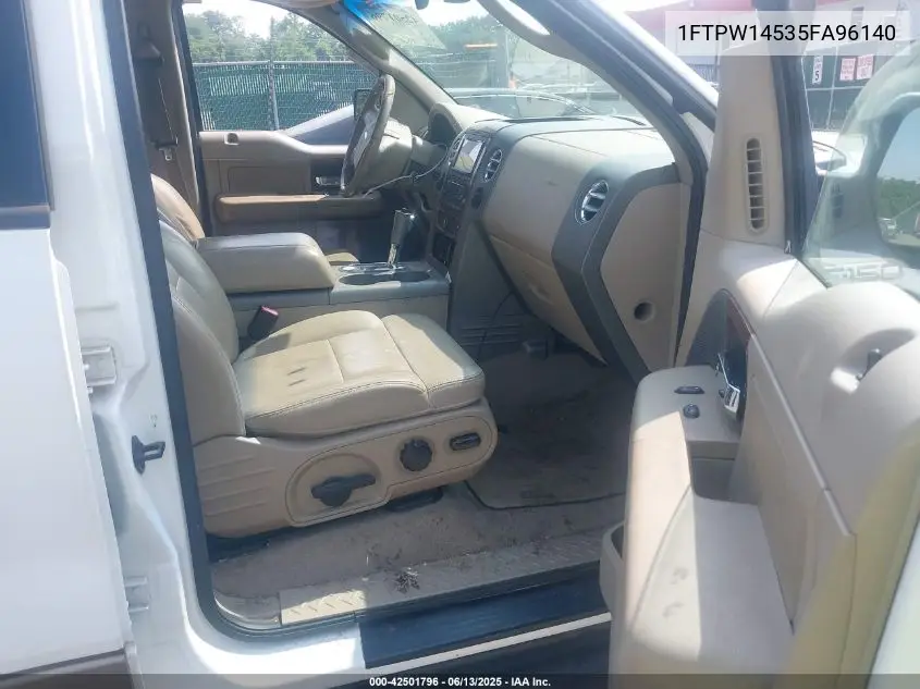 2005 Ford F-150 Fx4/Lariat/Xlt VIN: 1FTPW14535FA96140 Lot: 42501796