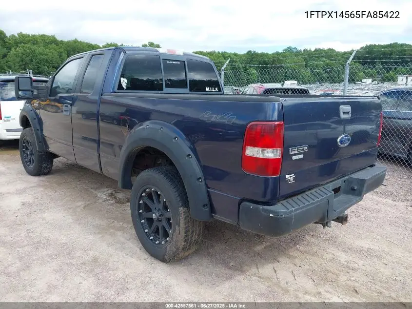 2005 Ford F-150 Fx4/Lariat/Xl/Xlt VIN: 1FTPX14565FA85422 Lot: 42557561
