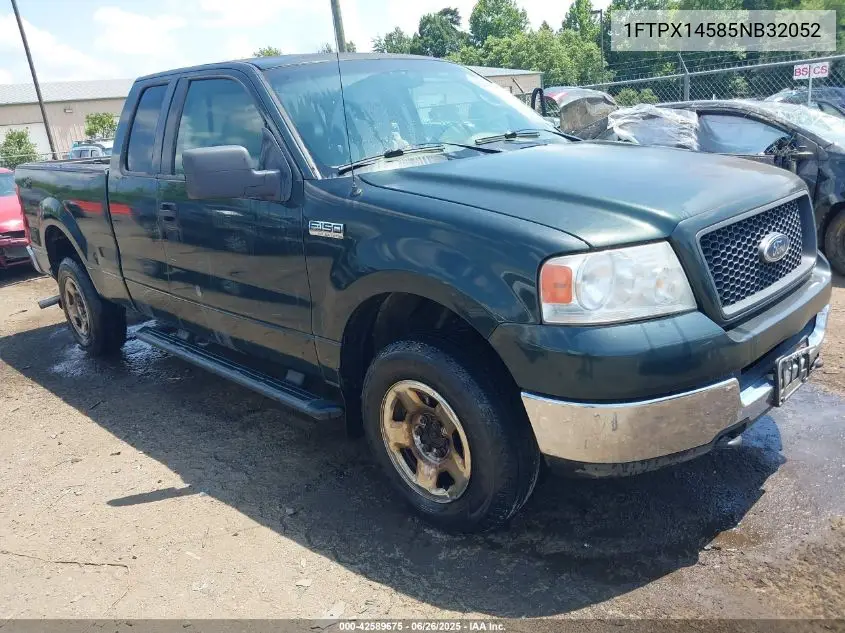 2005 Ford F-150 Fx4/Lariat/Xl/Xlt VIN: 1FTPX14585NB32052 Lot: 42589675