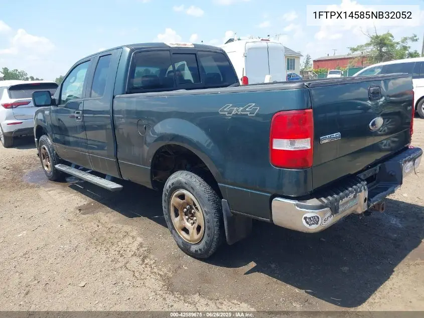 2005 Ford F-150 Fx4/Lariat/Xl/Xlt VIN: 1FTPX14585NB32052 Lot: 42589675