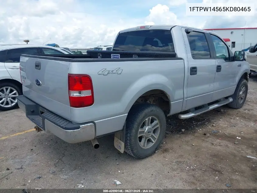 2005 Ford F-150 Fx4/Lariat/Xlt VIN: 1FTPW14565KD80465 Lot: 42590146