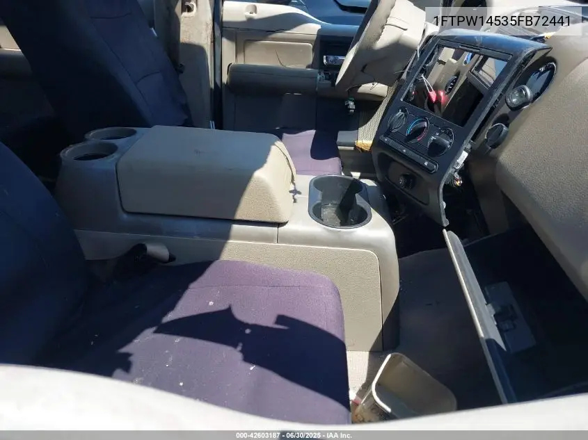 2005 Ford F150 Fx4/Lariat/Xlt VIN: 1FTPW14535FB72441 Lot: 42603187