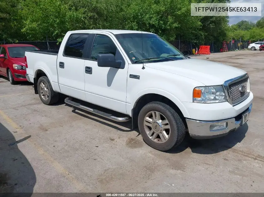 2005 Ford F-150 Lariat/Xlt VIN: 1FTPW12545KE63413 Lot: 42611587