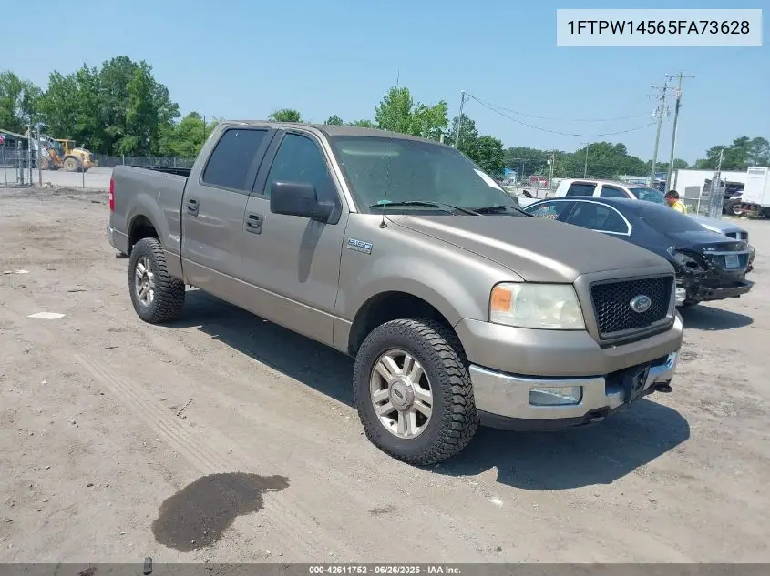 2005 Ford F-150 Fx4/Lariat/Xlt VIN: 1FTPW14565FA73628 Lot: 42611752