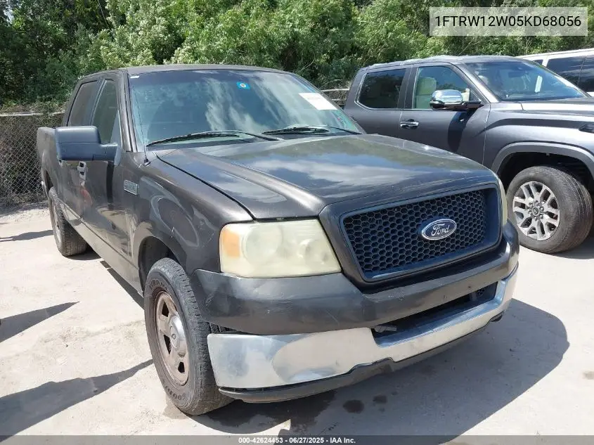 2005 Ford F-150 Xlt VIN: 1FTRW12W05KD68056 Lot: 42624453