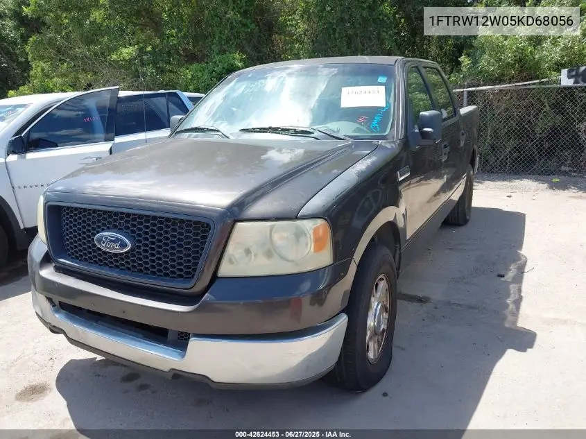 2005 Ford F-150 Xlt VIN: 1FTRW12W05KD68056 Lot: 42624453