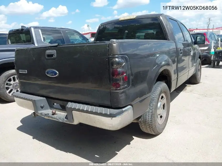 2005 Ford F-150 Xlt VIN: 1FTRW12W05KD68056 Lot: 42624453