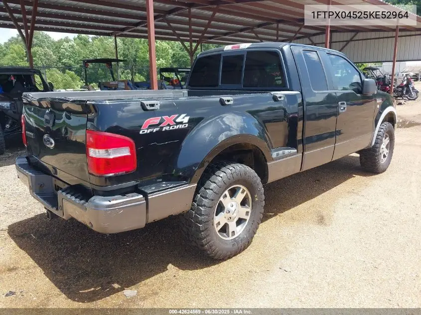 2005 Ford F-150 Fx4/Xlt VIN: 1FTPX04525KE52964 Lot: 42624569