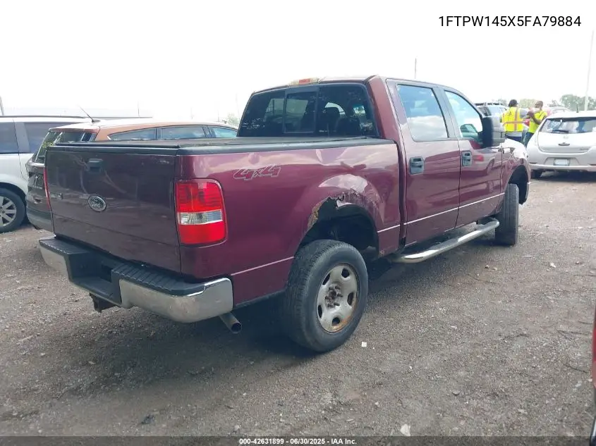 2005 Ford F-150 Fx4/Lariat/Xlt VIN: 1FTPW145X5FA79884 Lot: 42631899