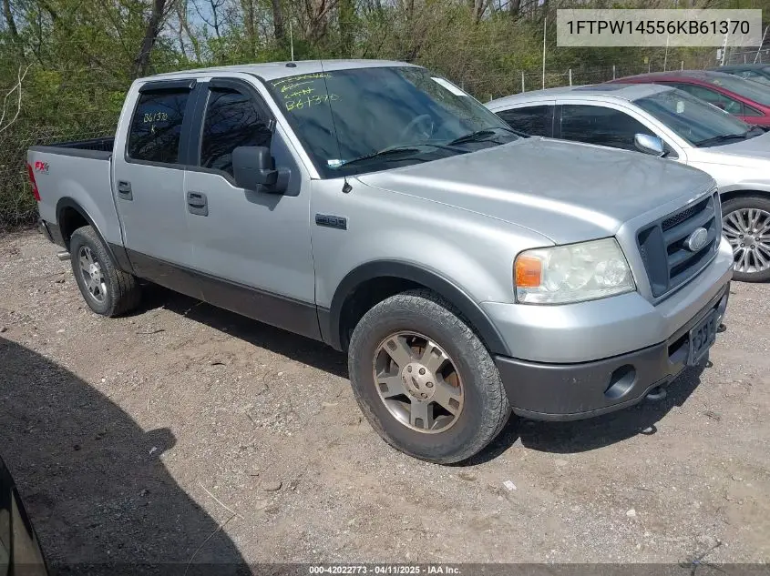 2006 Ford F-150 Fx4/Lariat/Xlt VIN: 1FTPW14556KB61370 Lot: 42022773